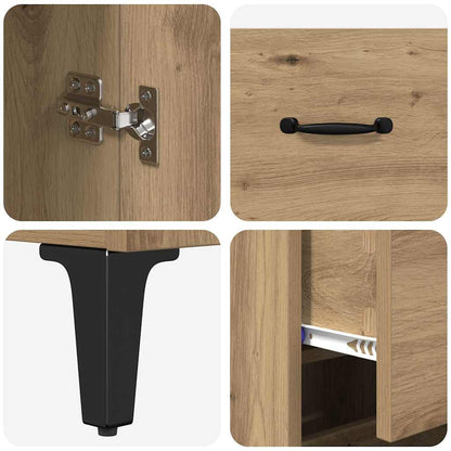 Highboard Artisan Oak 69.5 x 34 x 180 cm Engineered Wood