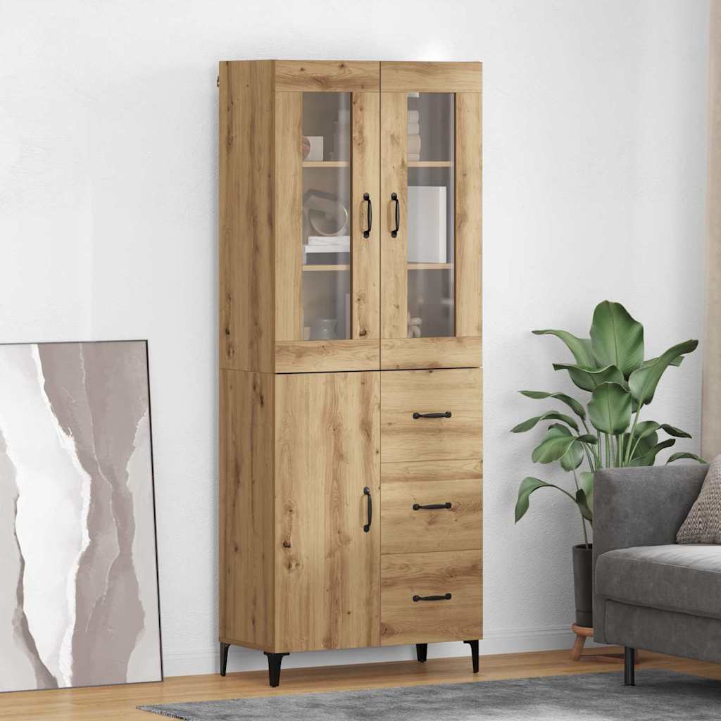 Highboard Artisan Oak 69.5 x 34 x 180 cm Engineered Wood