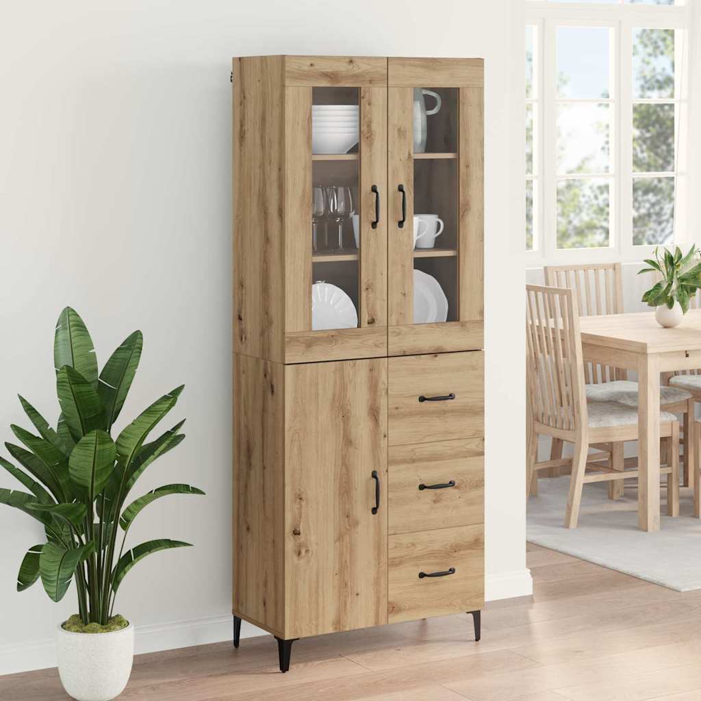 Highboard Artisan Oak 69.5 x 34 x 180 cm Engineered Wood
