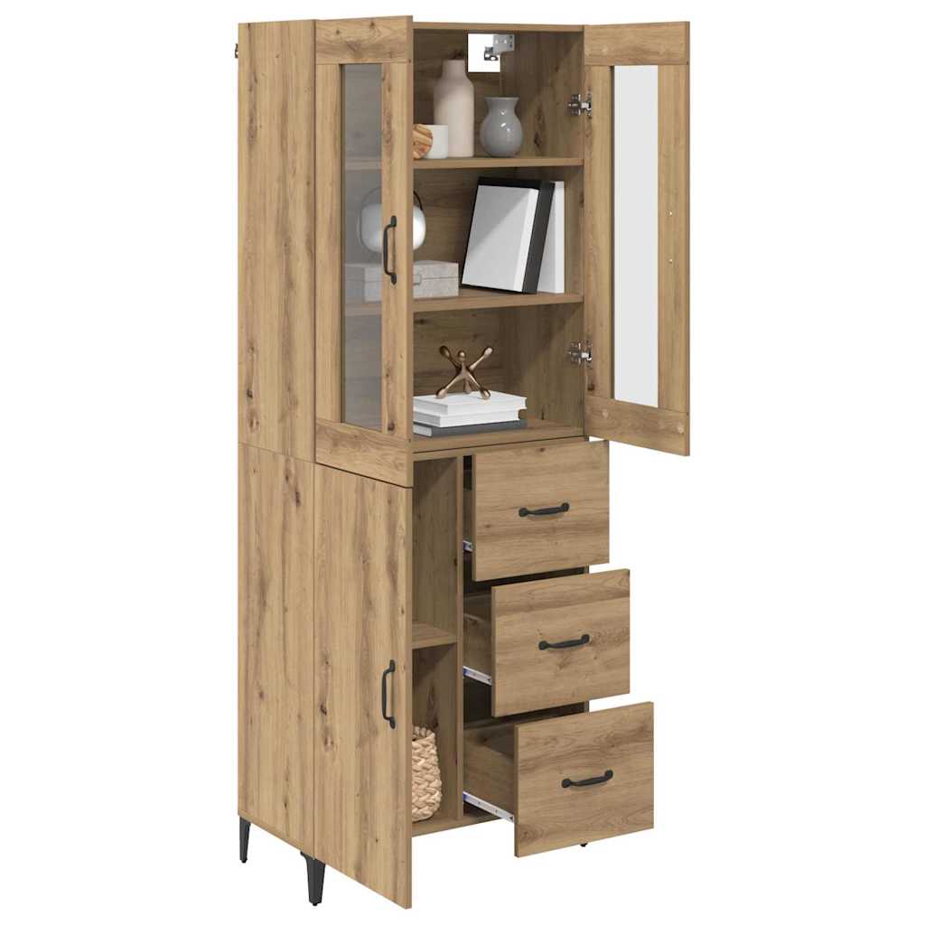 Highboard Artisan Oak 69.5 x 34 x 180 cm Engineered Wood