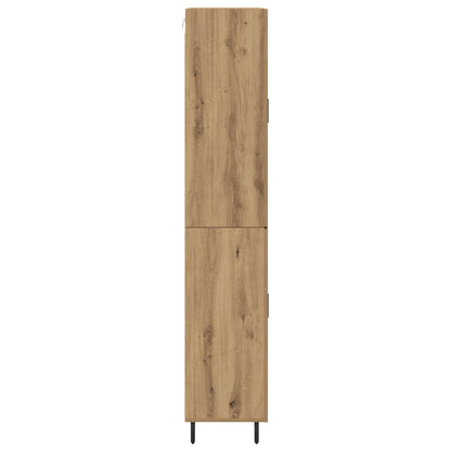 Highboard 2 pcs Artisan Oak 69.5 x 34 x 180 cm Engineered Wood