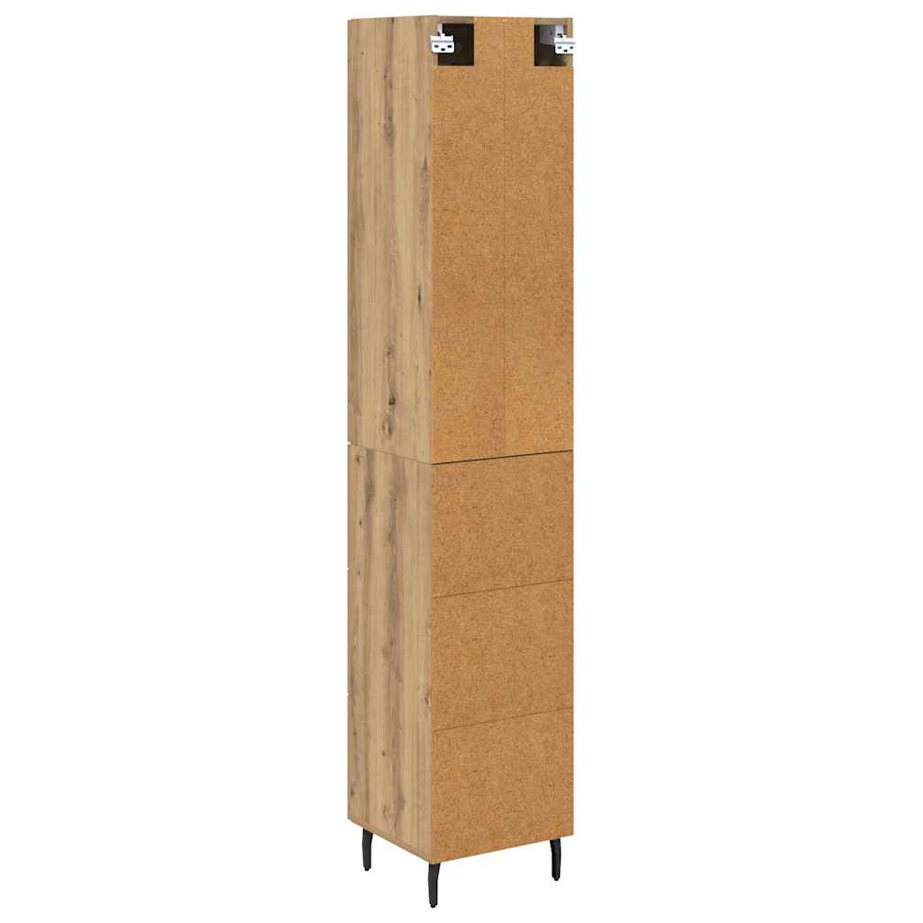 Highboard Artisan Oak 34.5 x 34 x 180 cm Engineered Wood