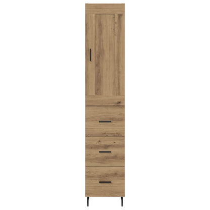 Highboard Artisan Oak 34.5 x 34 x 180 cm Engineered Wood