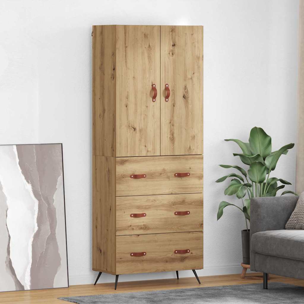 Highboard Artisan Oak 69.5 x 34 x 180 cm Engineered Wood