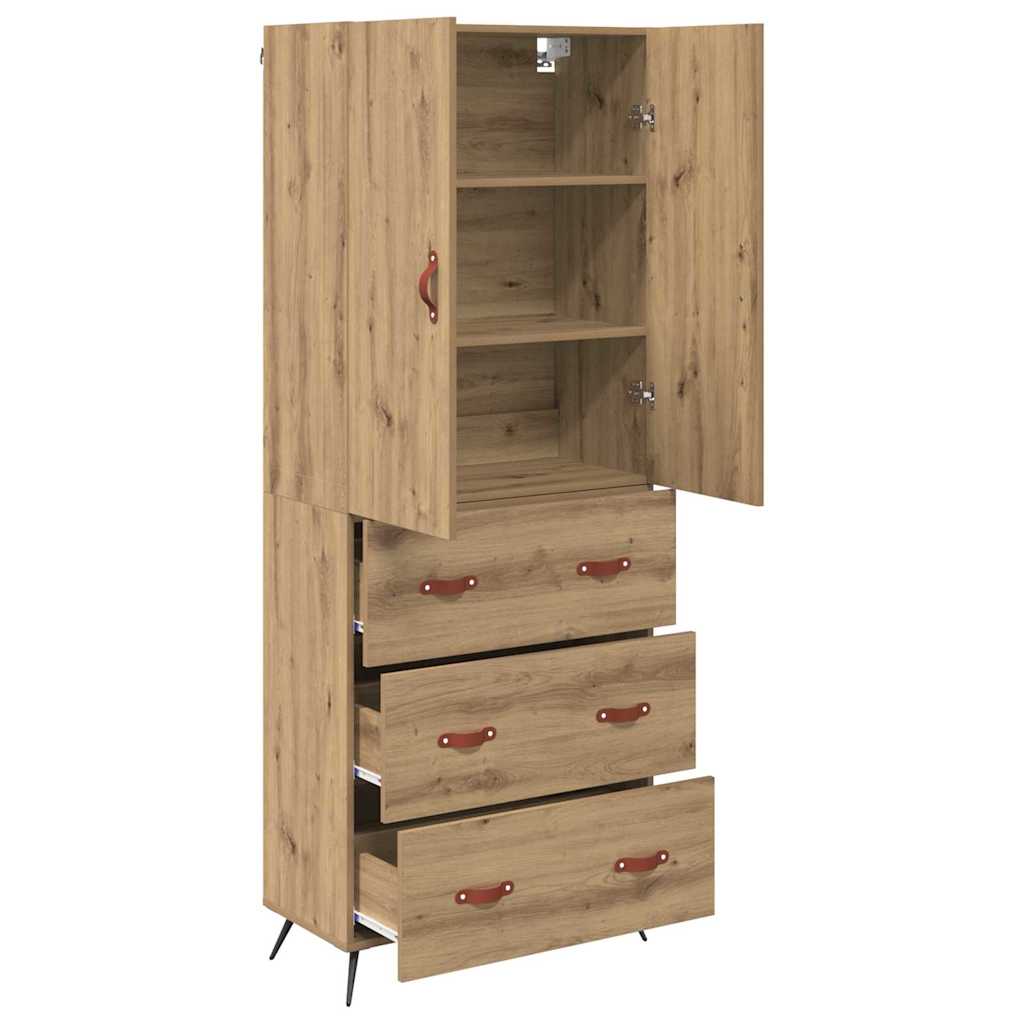 Highboard Artisan Oak 69.5 x 34 x 180 cm Engineered Wood