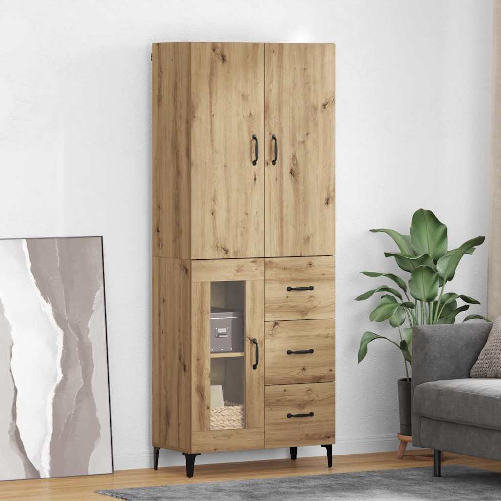 Highboard Artisan Oak 69.5 x 34 x 180 cm Engineered Wood