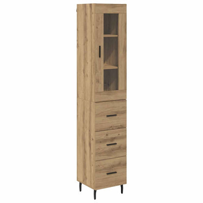 Highboard Artisan Oak 34.5 x 34 x 180 cm Engineered Wood