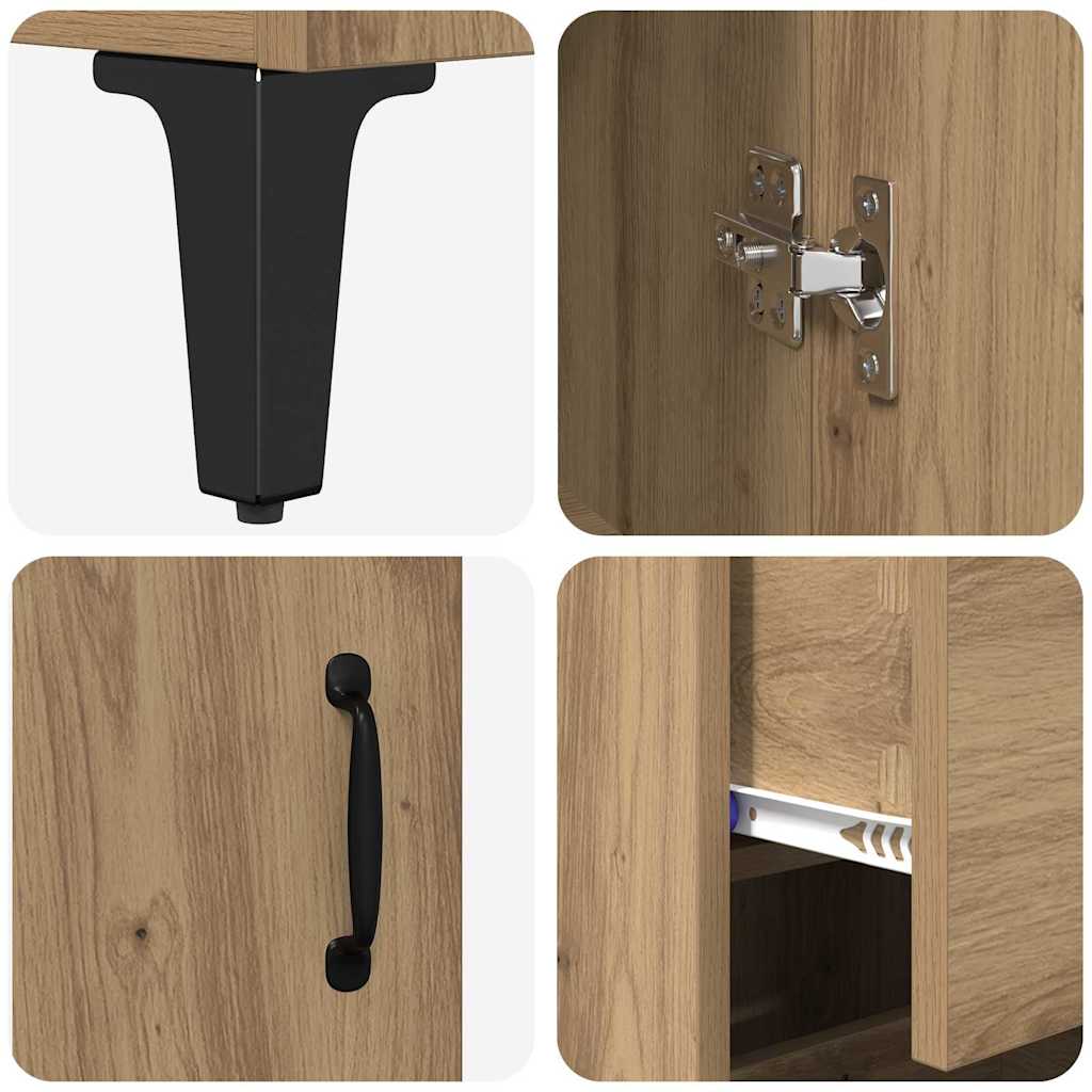 Highboard Artisan Oak 69.5 x 34 x 180 cm Engineered Wood