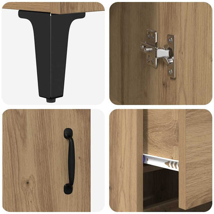 Highboard Artisan Oak 69.5 x 34 x 180 cm Engineered Wood