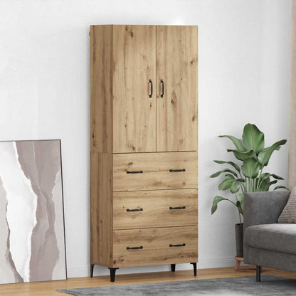 Highboard Artisan Oak 69.5 x 34 x 180 cm Engineered Wood