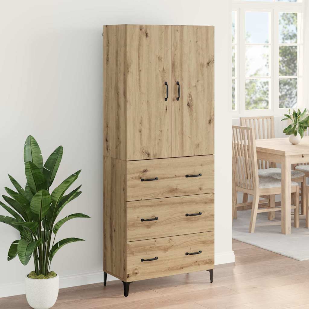 Highboard Artisan Oak 69.5 x 34 x 180 cm Engineered Wood