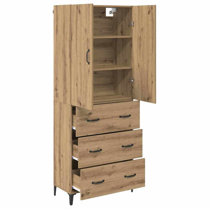 Highboard Artisan Oak 69.5 x 34 x 180 cm Engineered Wood