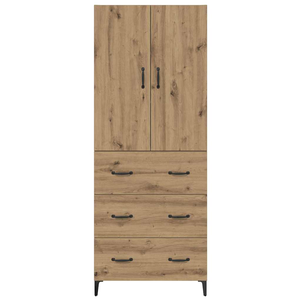 Highboard Artisan Oak 69.5 x 34 x 180 cm Engineered Wood