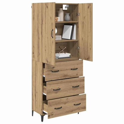 Highboard Artisan Oak 69.5 x 34 x 180 cm Engineered Wood