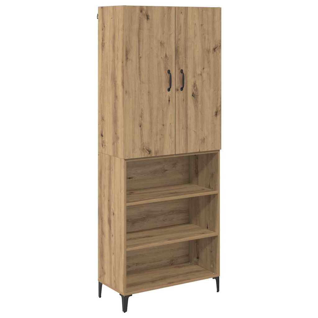 Highboard Artisan Oak 69.5 x 34 x 180 cm Engineered Wood