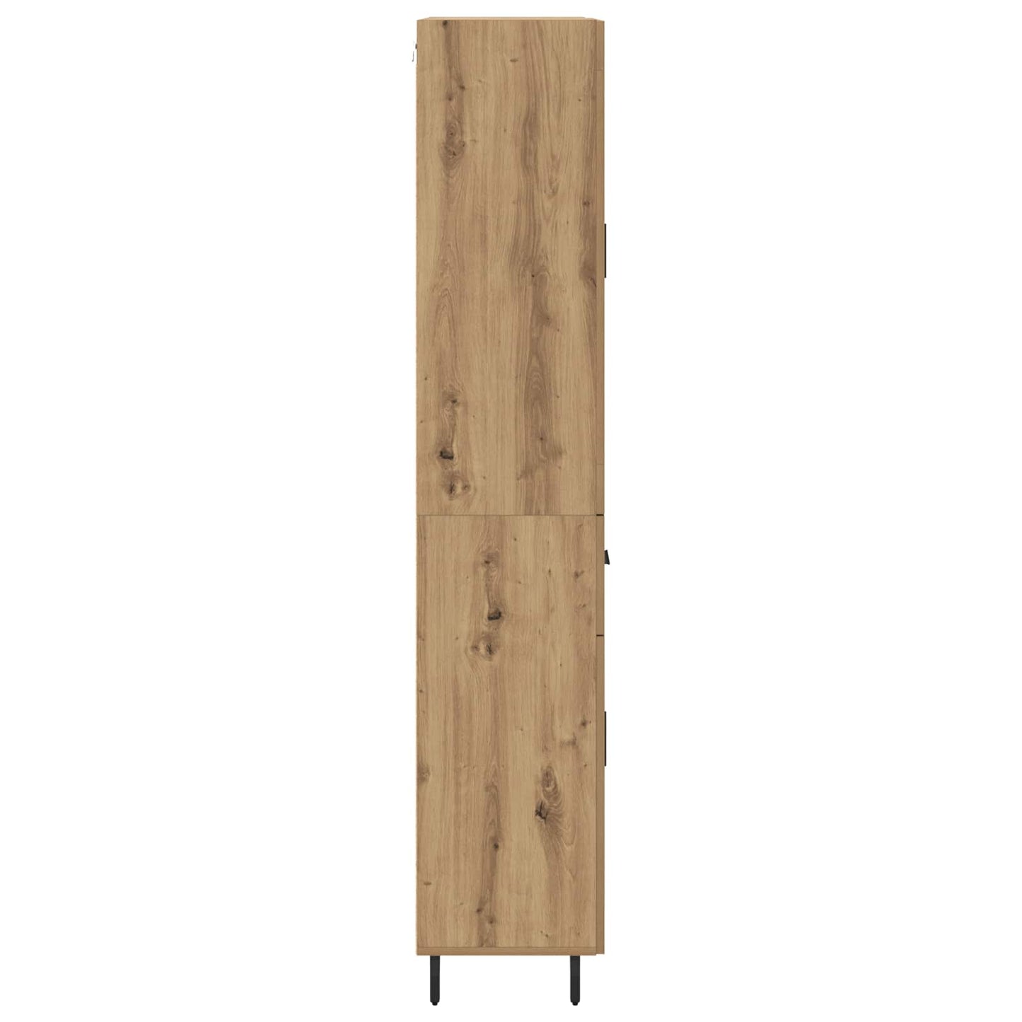 Highboard with Drawer 2 pcs Artisan Oak Engineered Wood
