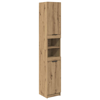 Bathroom Furniture Set 4 pcs Artisan Oak Engineered Wood