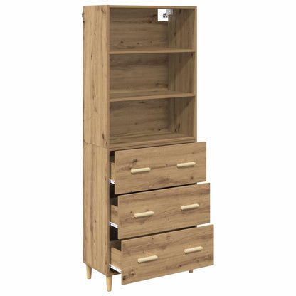 Highboard Artisan Oak 69.5 x 32.5 x 180 cm Engineered Wood