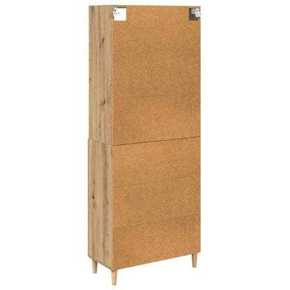 Highboard Artisan Oak 69.5 x 32.5 x 180 cm Engineered Wood