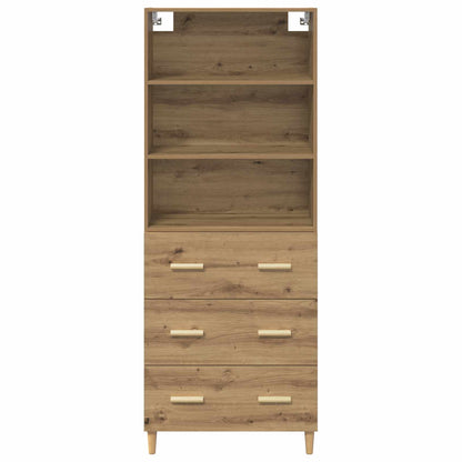 Highboard Artisan Oak 69.5 x 32.5 x 180 cm Engineered Wood