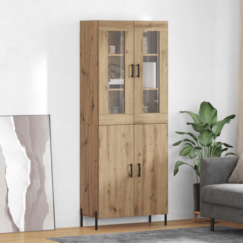 Highboard Artisan Oak 69.5 x 34 x 180 cm Engineered Wood