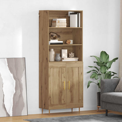Highboard Artisan Oak 69.5 x 34 x 180 cm Engineered Wood