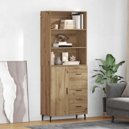 Highboard with Drawer Artisan Oak 69.5 x 34 x 180 cm