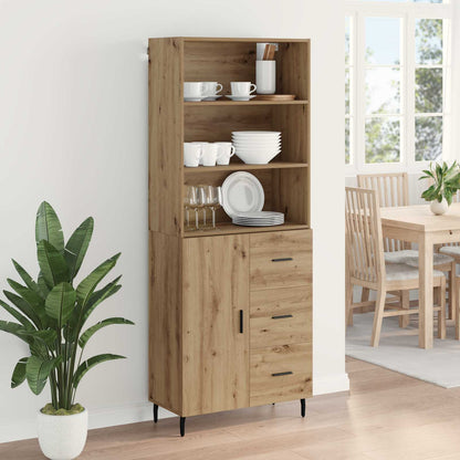 Highboard with Drawer Artisan Oak 69.5 x 34 x 180 cm