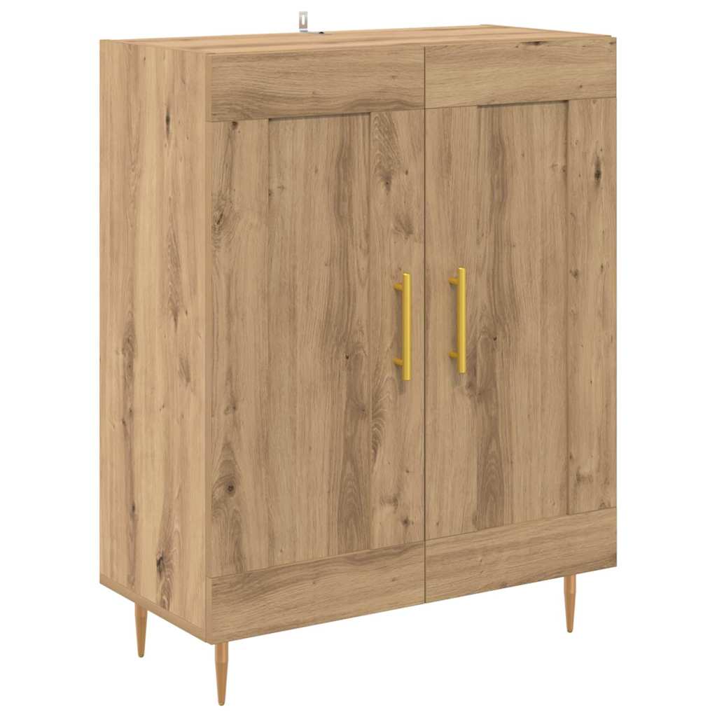 Highboard 2 pcs Artisan Oak Engineered Wood