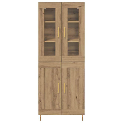 Highboard 2 pcs Artisan Oak Engineered Wood