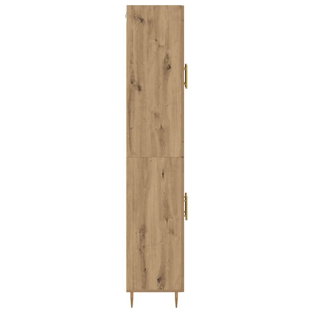 Highboard 2 pcs Artisan Oak Engineered Wood
