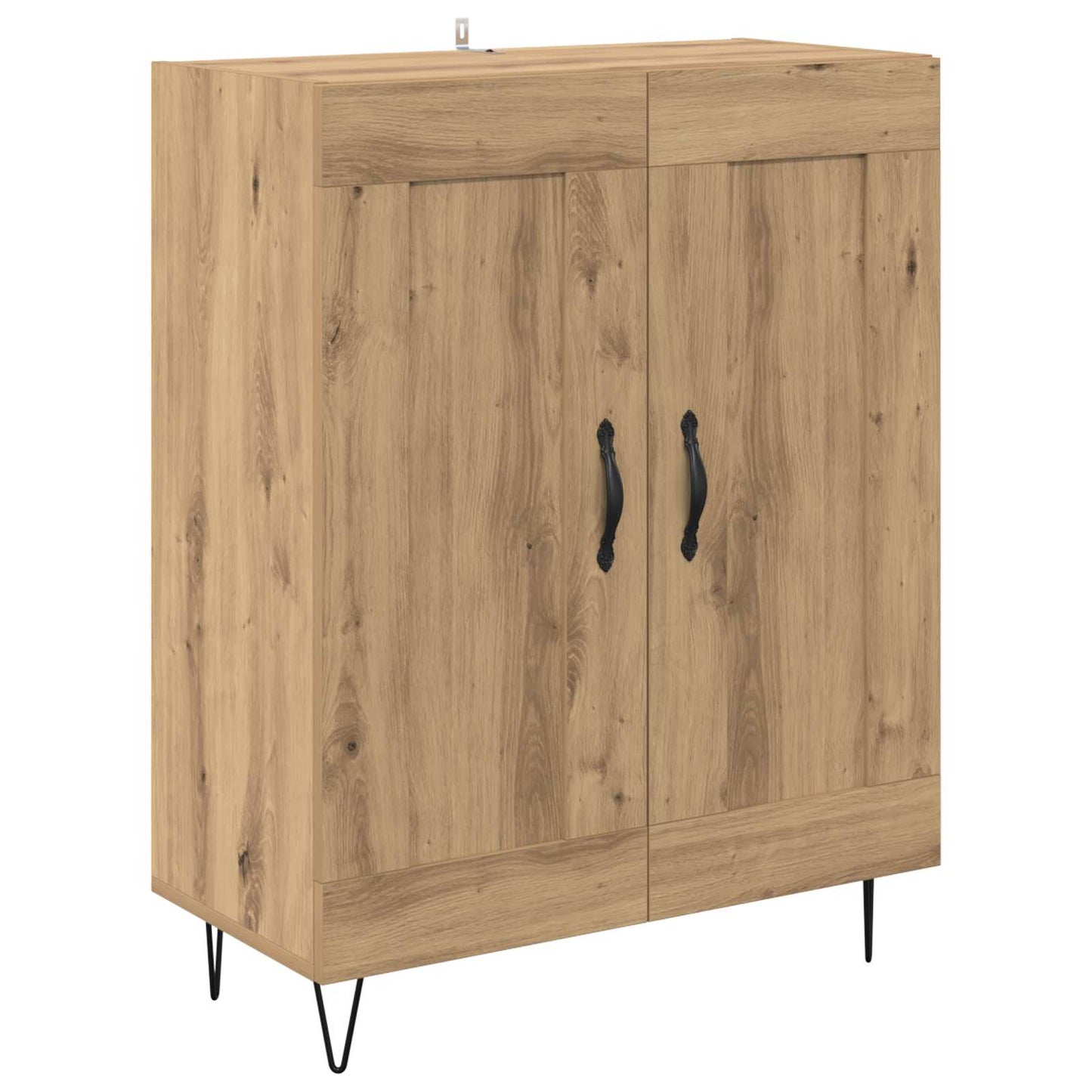 Highboard 2 pcs Artisan Oak Engineered Wood