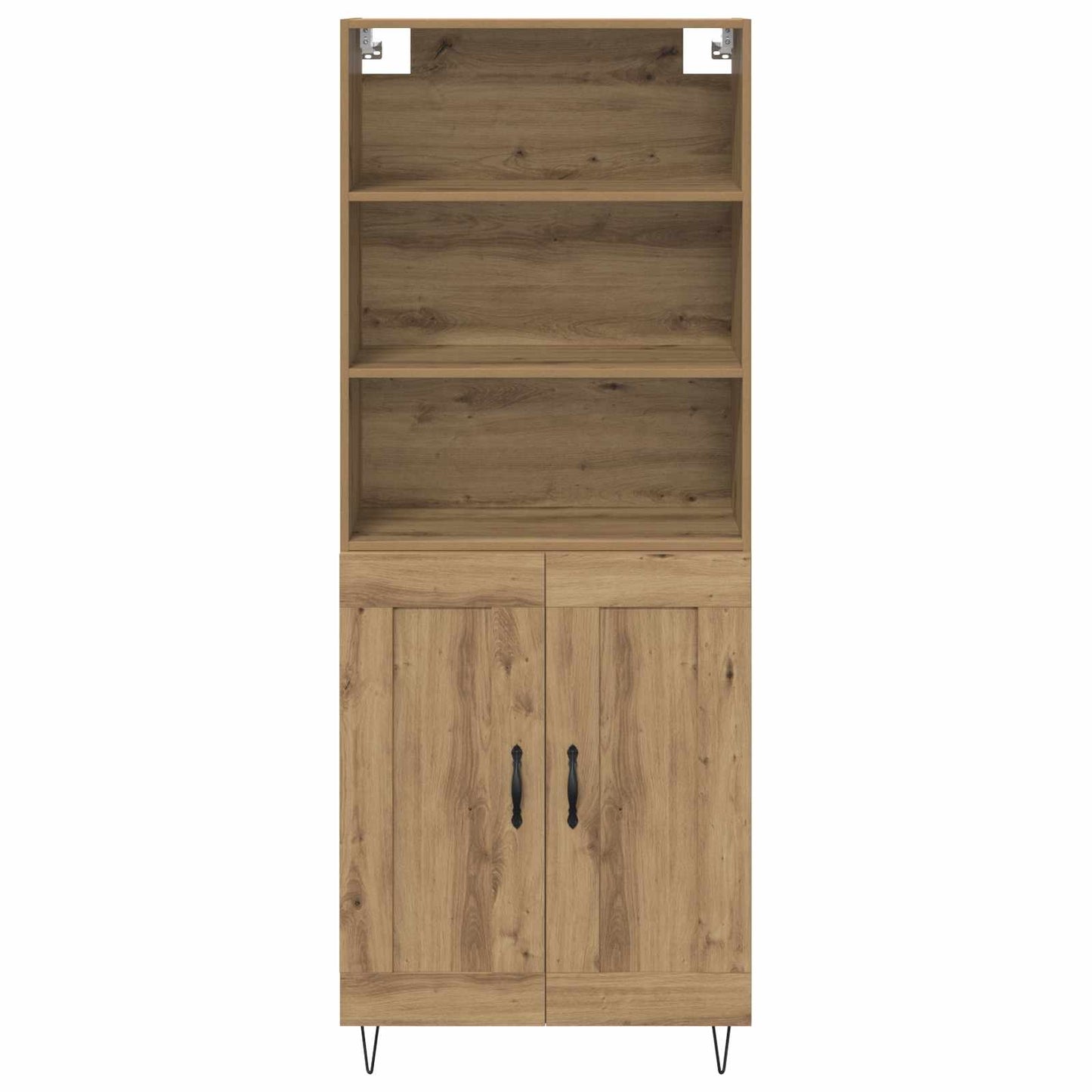 Highboard 2 pcs Artisan Oak Engineered Wood