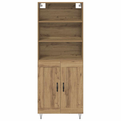 Highboard 2 pcs Artisan Oak Engineered Wood
