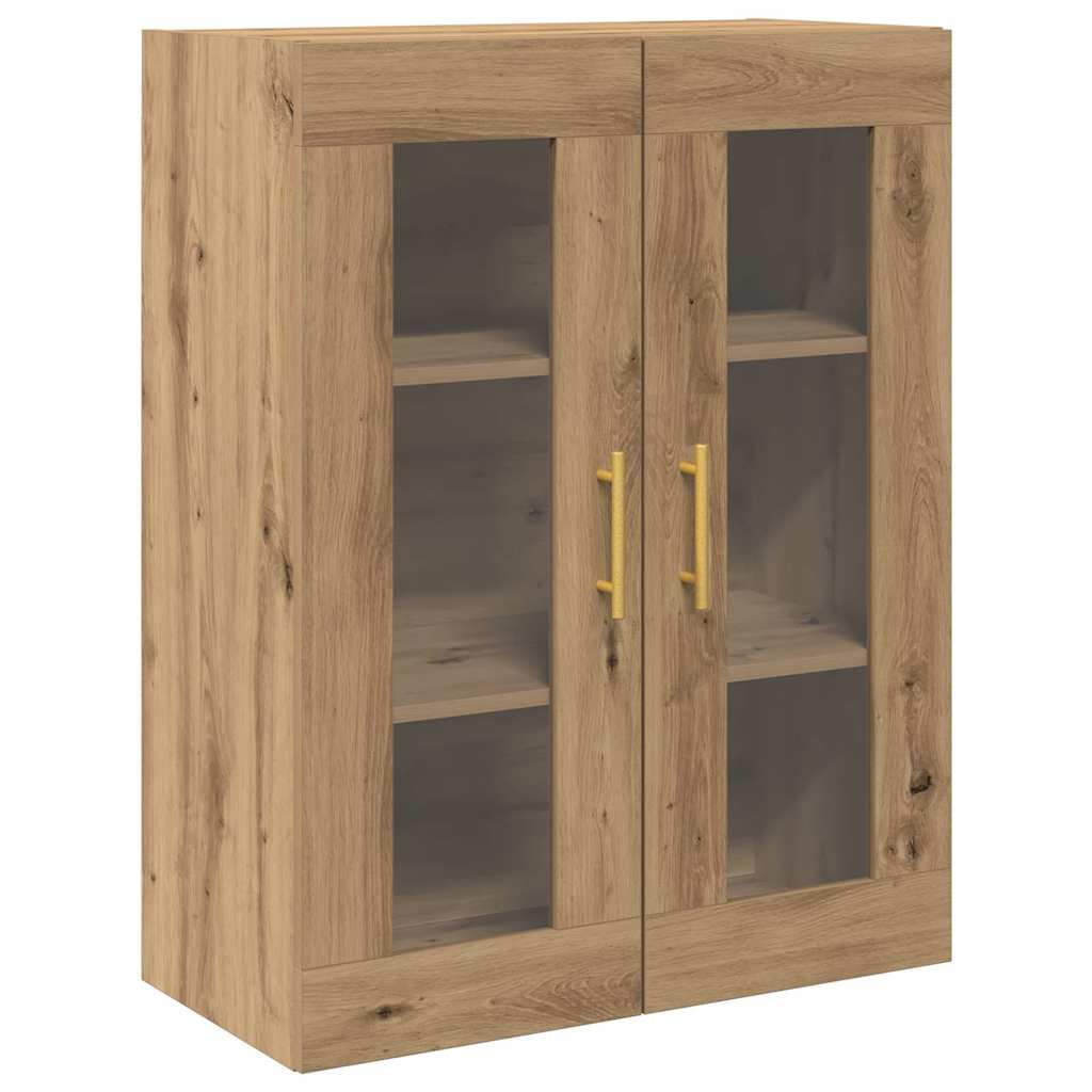 Highboard with Drawer 2 pcs Artisan Oak Engineered Wood