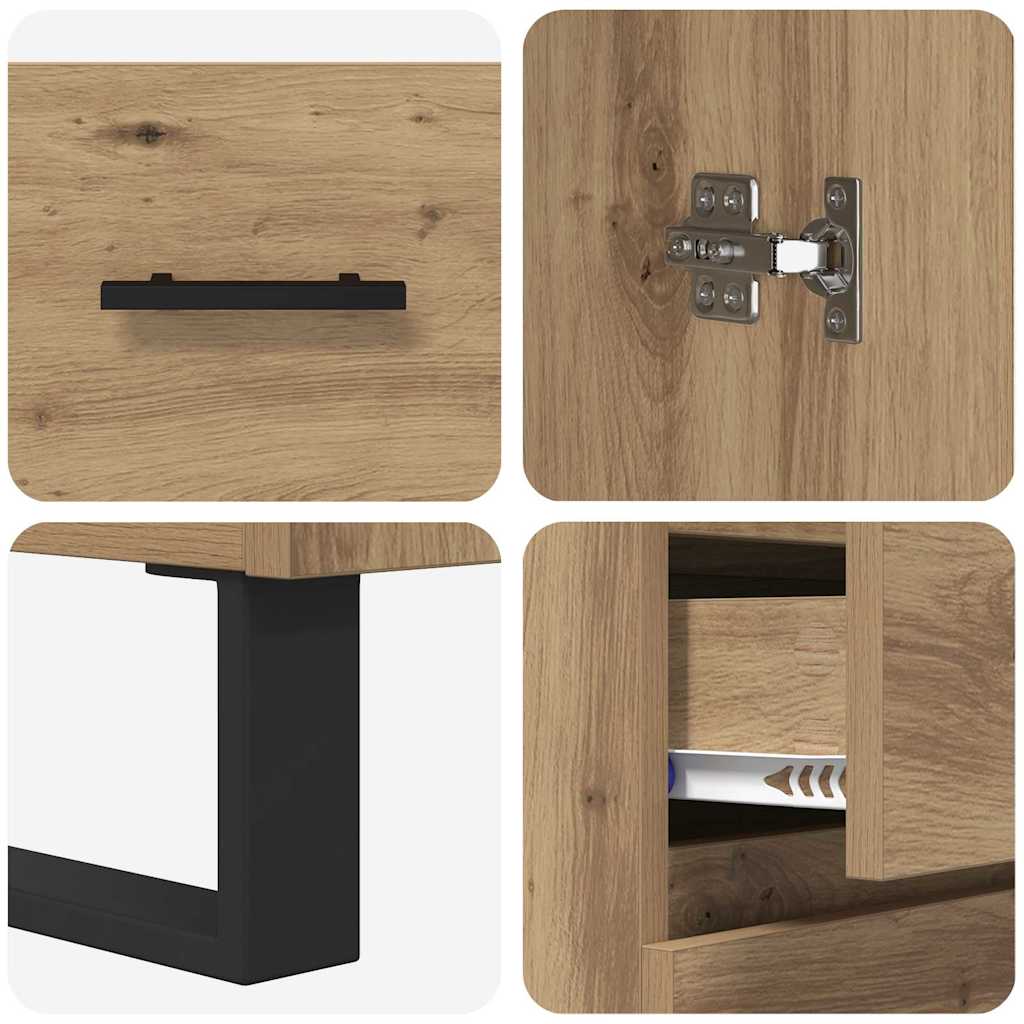 Highboard Artisan Oak 69.5 x 34 x 180 cm Engineered Wood