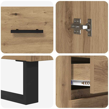 Highboard Artisan Oak 69.5 x 34 x 180 cm Engineered Wood