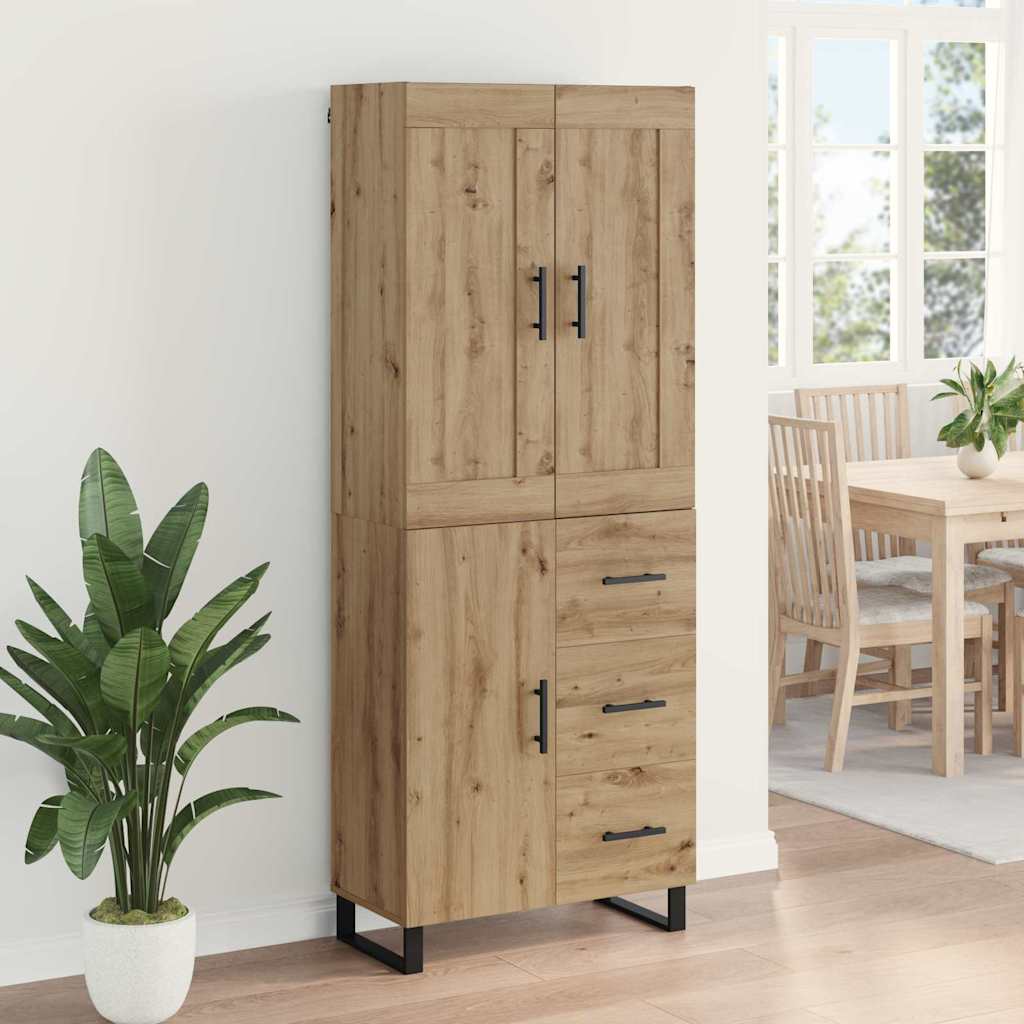 Highboard Artisan Oak 69.5 x 34 x 180 cm Engineered Wood