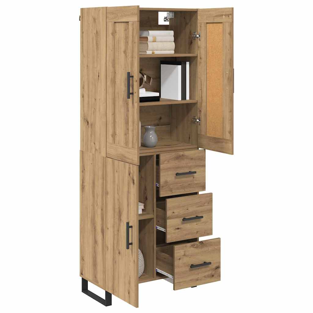 Highboard Artisan Oak 69.5 x 34 x 180 cm Engineered Wood