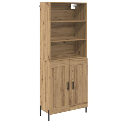 Highboard Artisan Oak 69.5 x 32.5 x 180 cm Engineered Wood