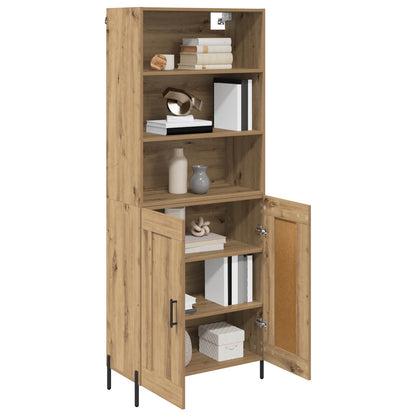 Highboard Artisan Oak 69.5 x 32.5 x 180 cm Engineered Wood