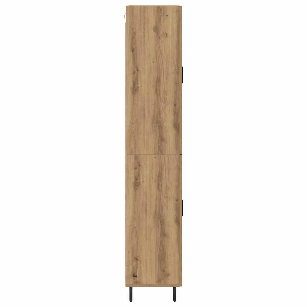 Highboard 2 pcs Artisan Oak 69.5 x 34 x 180 cm Engineered Wood