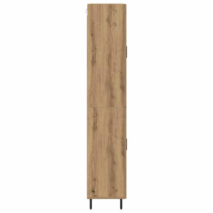 Highboard 2 pcs Artisan Oak 69.5 x 34 x 180 cm Engineered Wood