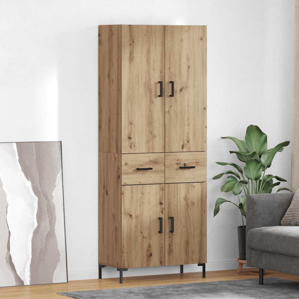 Highboard Artisan Oak 69.5 x 34 x 180 cm Engineered Wood