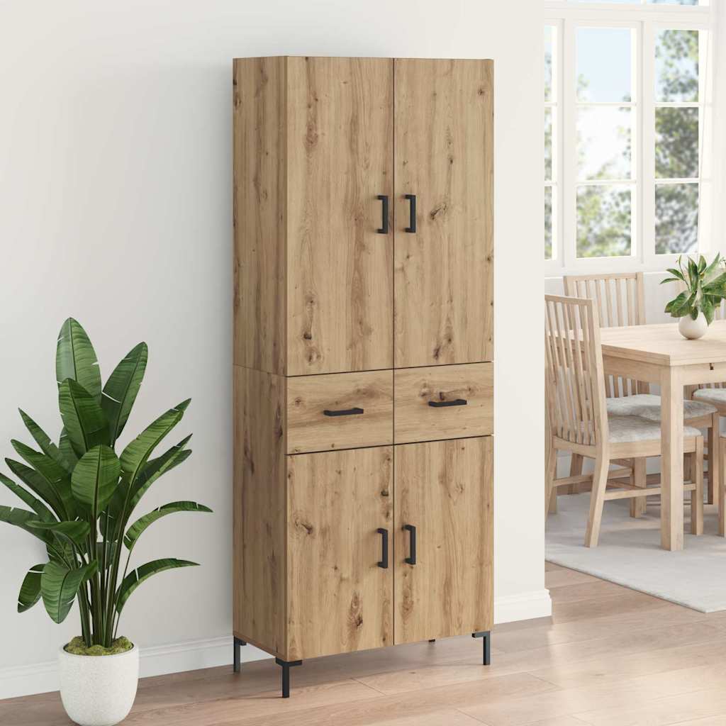 Highboard Artisan Oak 69.5 x 34 x 180 cm Engineered Wood
