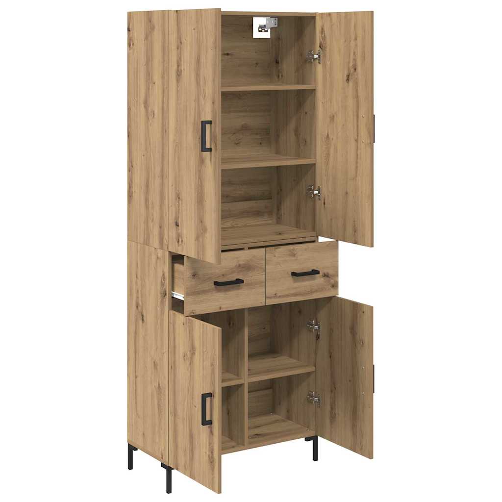 Highboard Artisan Oak 69.5 x 34 x 180 cm Engineered Wood