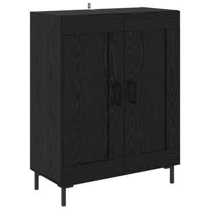 Highboard Black Oak 69.5 x 34 x 180 cm Engineered Wood