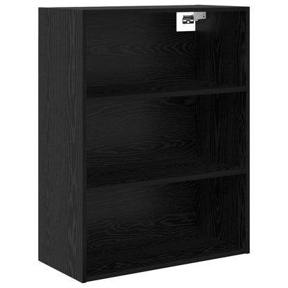 Highboard Black Oak 69.5 x 34 x 180 cm Engineered Wood