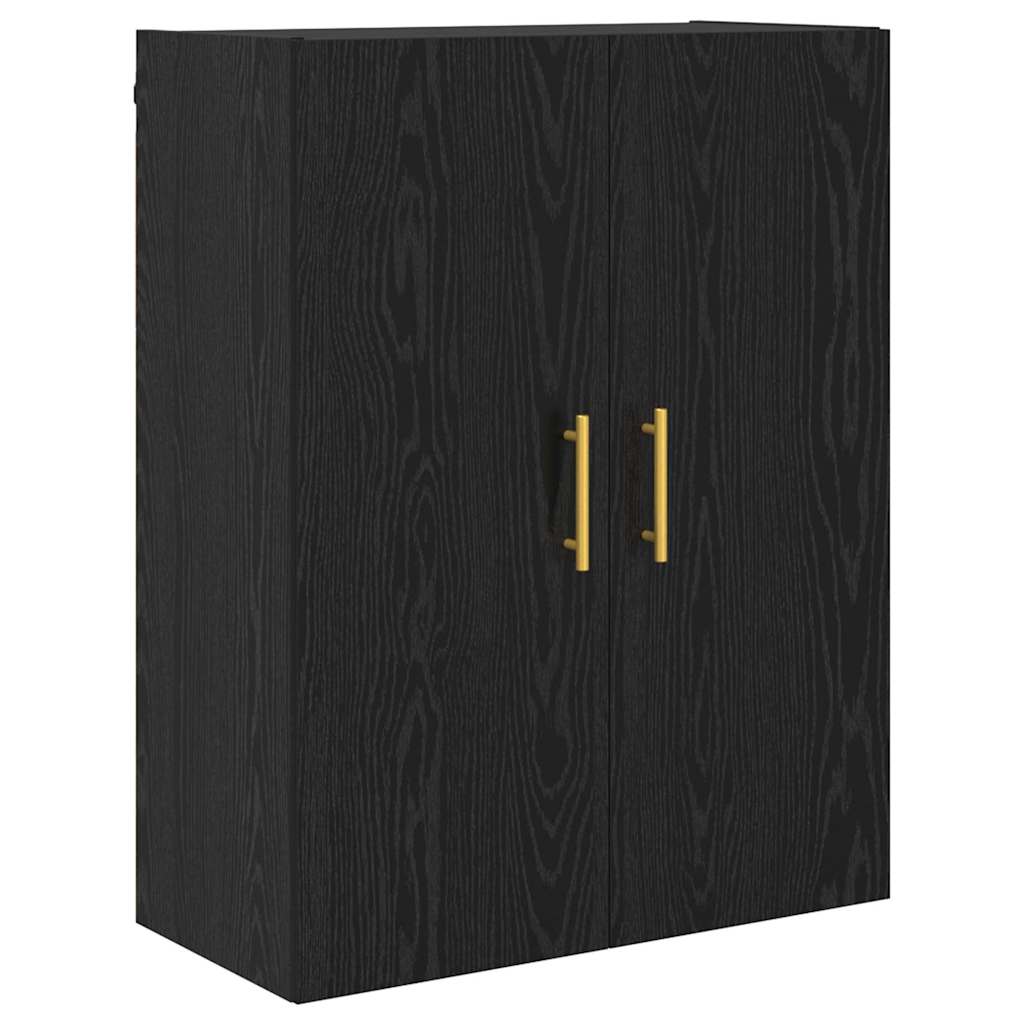 Highboard Black Oak 69.5 x 34 x 180 cm Engineered Wood