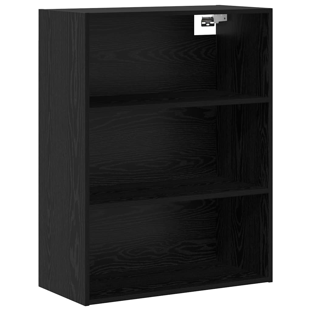 Highboard Black oak 69.5 x 34 x 180 cm Engineered Wood